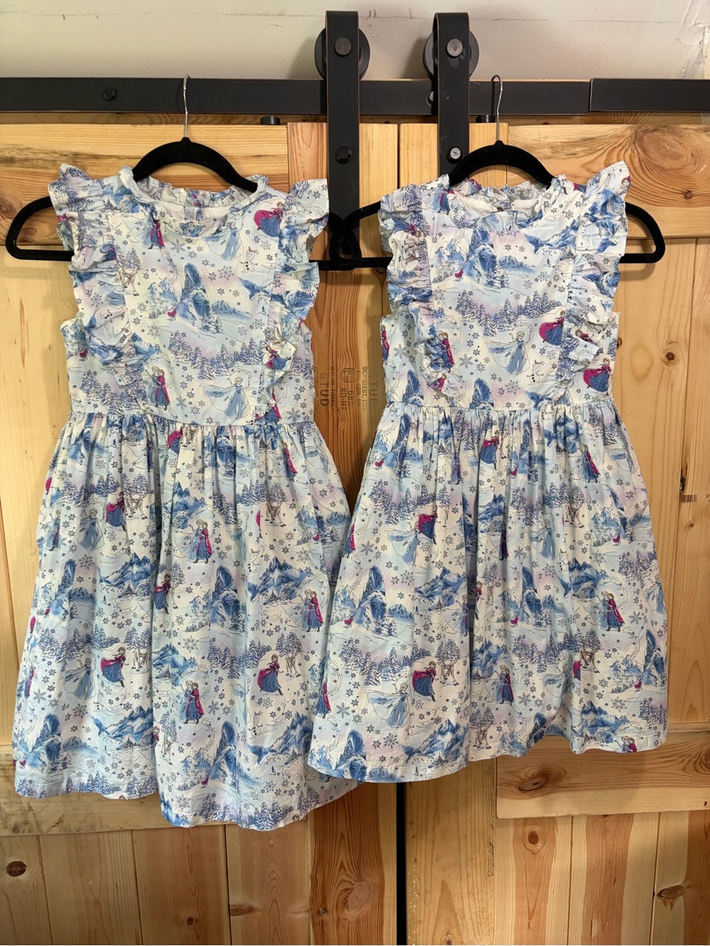 Janie and Jack Disney Frozen Print Etoile Dresses 8/10 Ana Elsa Party Birthday